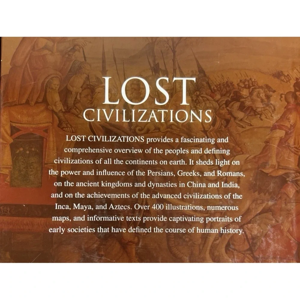 Lost Civilizations : Mysterious Cultures and Peoples Hardcover; Markus Hattstein